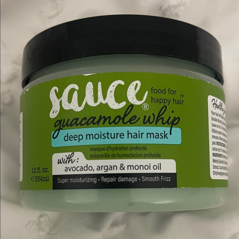 Sauce Guacamole Whip Deep Moisture Hair Mask - Green